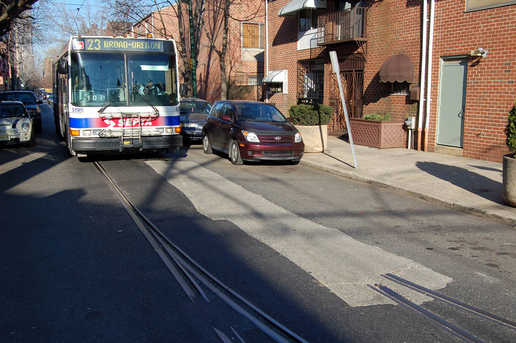 SEPTA Vandalism at 12th & Bainbridge, Dec. 2006